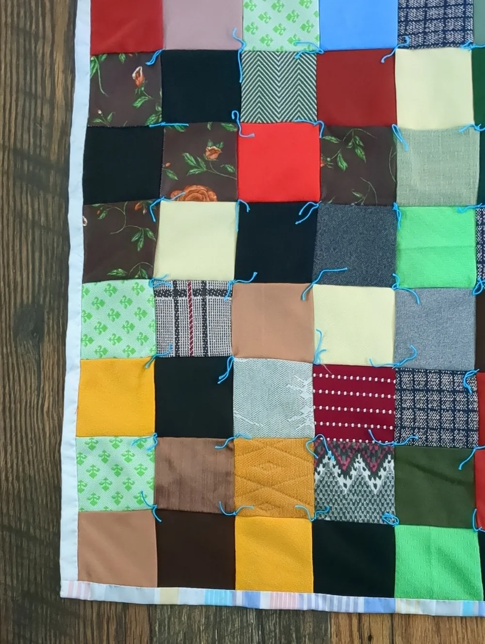 Vintage Large Sized Full Queen Crazy Quilt Bedspread